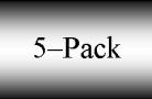 Sampler Excalibur Black Robusto 5-pack