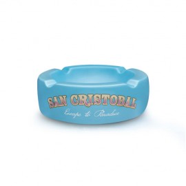 San Cristobal Ocean Cigar Ashtray Light Blue