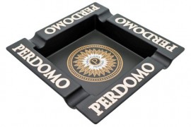 Perdomo Melamine Matte Black Ashtray